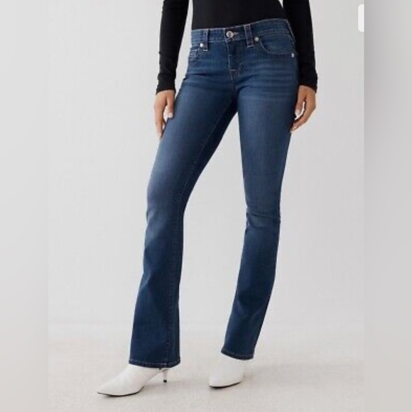 True Religion Becca no flap Mid Rise Bootcut Jean - Picture 1 of 6